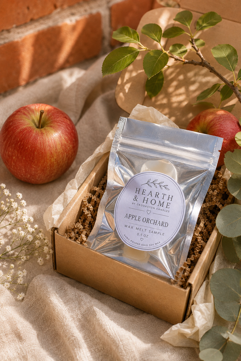 Apple Orchard Hearth & Home by Crookston Candles Fall Collection Sample Scent