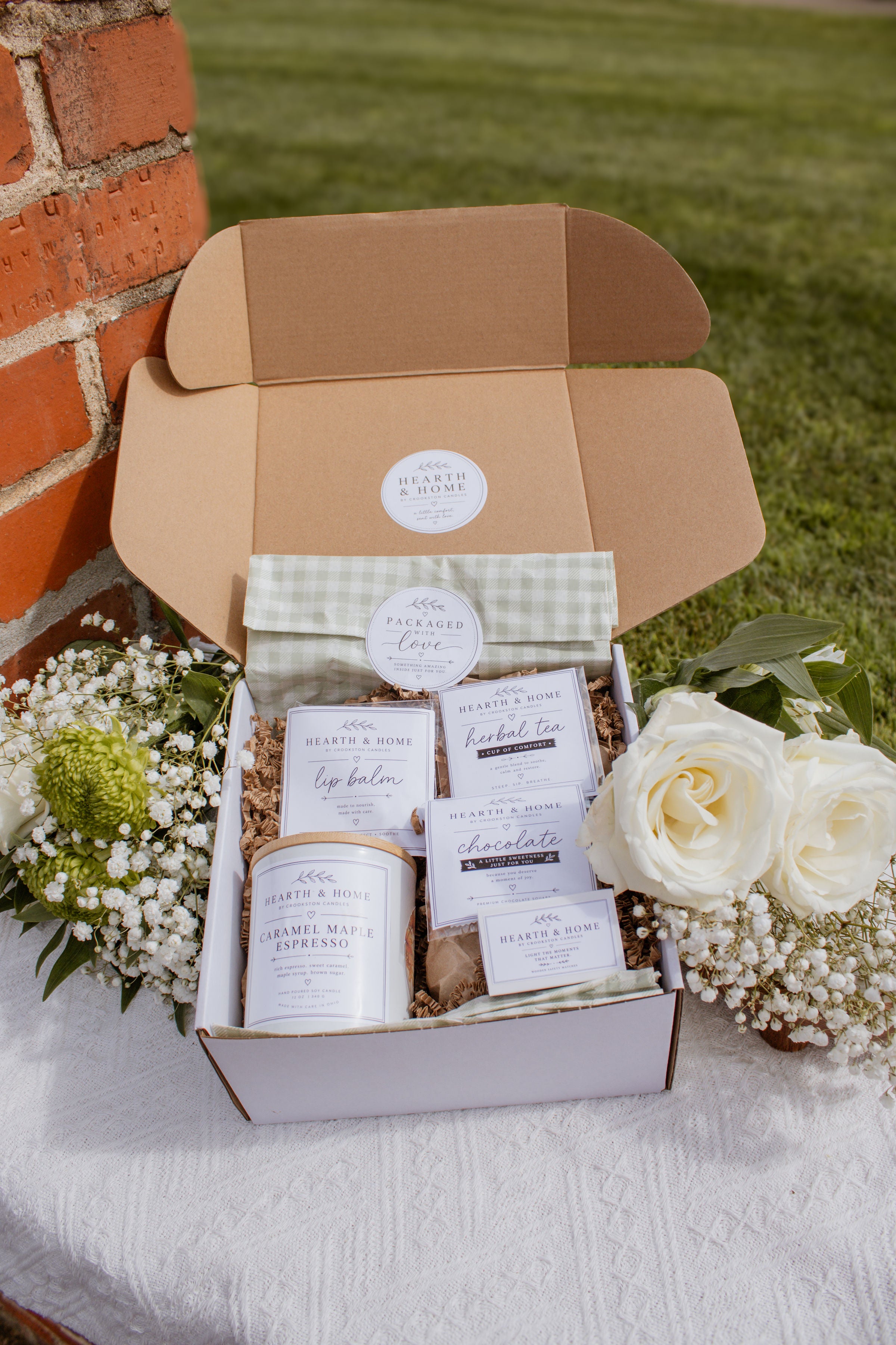 Grief & Sympathy Hearth & Home by Crookston Candles Encouragement Box